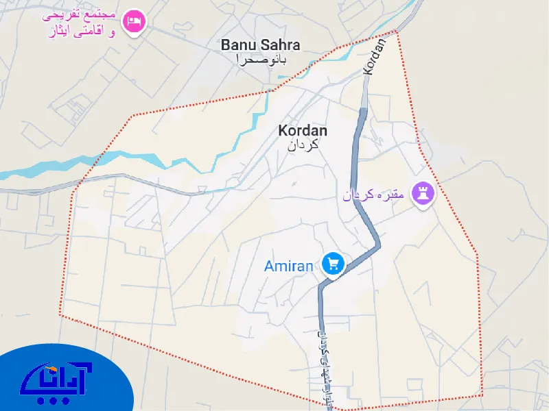 محدوده امداد خودرو در کردان کرج
