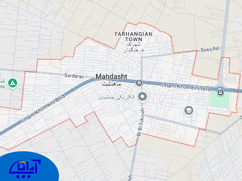 محدوده امداد خودرو در ماهدشت کرج