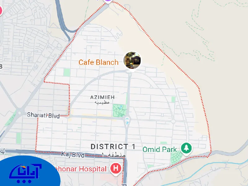 محدوده امداد خودرو در عظیمیه کرج