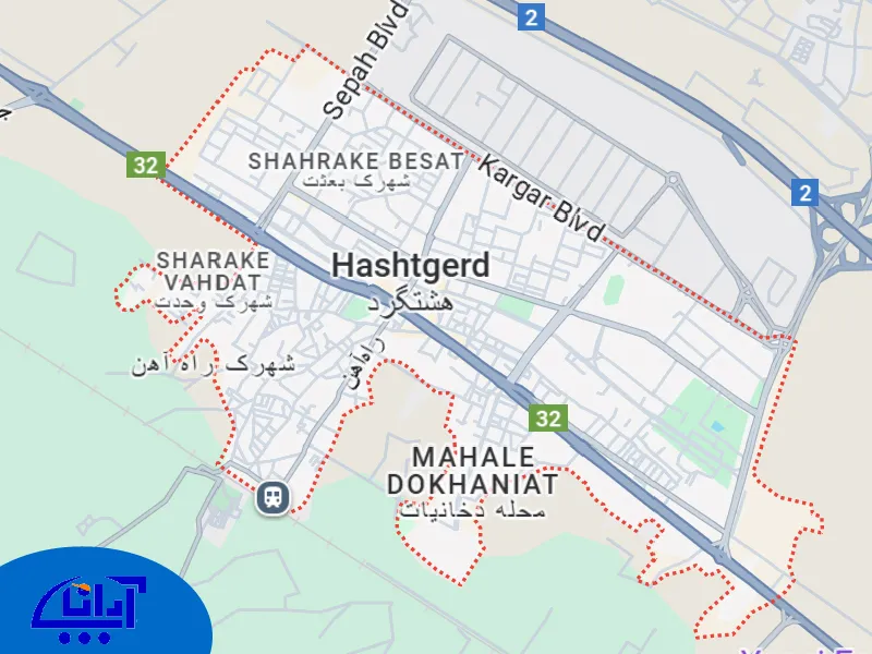 محدوده امداد خودرو در هشتگرد کرج